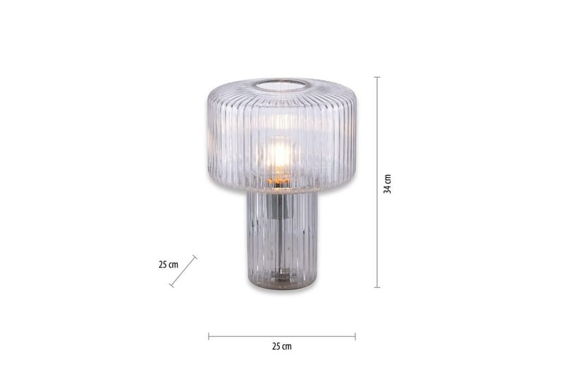 Bordslampa Fungus - Transparent - Belysning - Lampor & belysning inomhus - Sovrumslampa - Sänglampa - Sängbordslampa