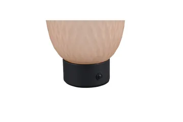 Bordslampa Laddningsbar TRIO Facette Mattsvart/bärnsten - Mattsvart/bärnsten - Belysning - Lampor & belysning inomhus - Sovrumslampa - Sänglampa - Sängbordslampa