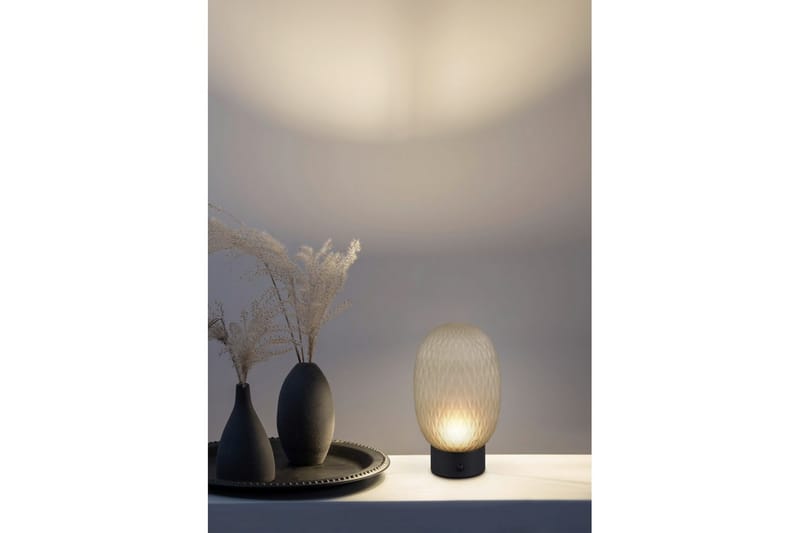 Bordslampa Laddningsbar TRIO Facette Mattsvart/grön - Mattsvart/grön - Belysning - Lampor & belysning inomhus - Sovrumslampa - Sänglampa - Sängbordslampa