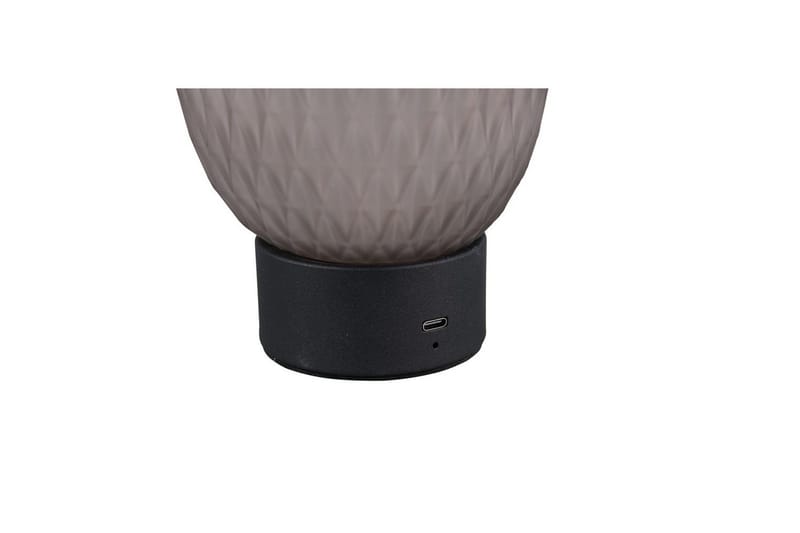 Bordslampa Laddningsbar TRIO Facette Mattsvart/rök - Mattsvart/rök - Belysning - Lampor & belysning inomhus - Sovrumslampa - Sänglampa - Sängbordslampa