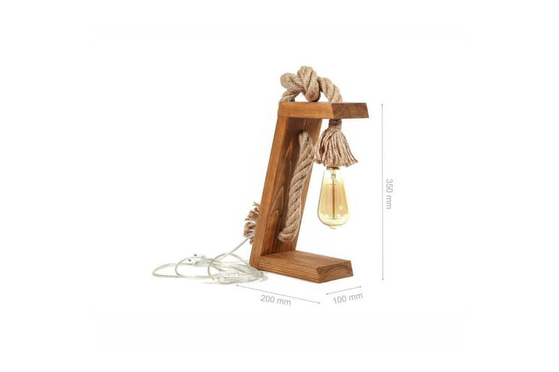 Bordslampa Lumina Brun / Rany - Brun/Guld - Belysning - Lampor & belysning inomhus - Sovrumslampa - Sänglampa - Sängbordslampa