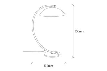 Bordslampa Mast Svart / Rany - Guld/Svart - Belysning - Lampor & belysning inomhus - Sovrumslampa - Sänglampa - Sängbordslampa