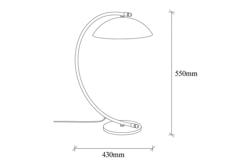 Bordslampa Mast Svart / Rany - Guld/Svart - Belysning - Lampor & belysning inomhus - Sovrumslampa - Sänglampa - Sängbordslampa