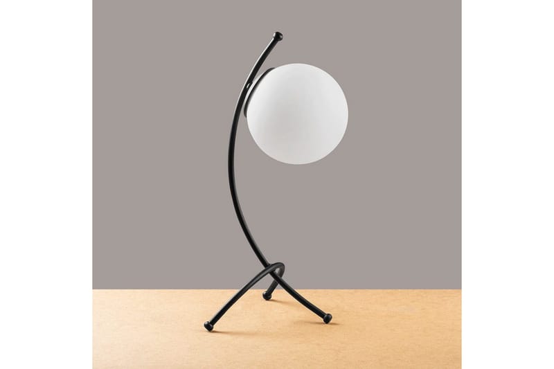 Bordslampa Melra Svart / Vit - Svart / Vit - Belysning - Lampor & belysning inomhus - Sovrumslampa - Sänglampa - Sängbordslampa