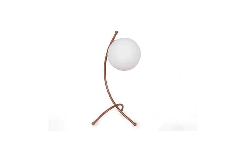 Bordslampa Melra Vit / Koppar - Vit / Koppar - Belysning - Lampor & belysning inomhus - Sovrumslampa - Sänglampa - Sängbordslampa