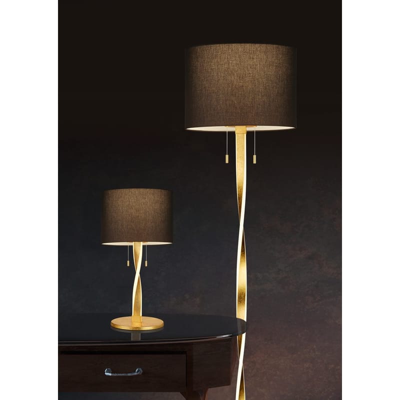 Bordslampa Nandor - Svart/guld - Belysning - Lampor & belysning inomhus - Sovrumslampa - Sänglampa - Sängbordslampa