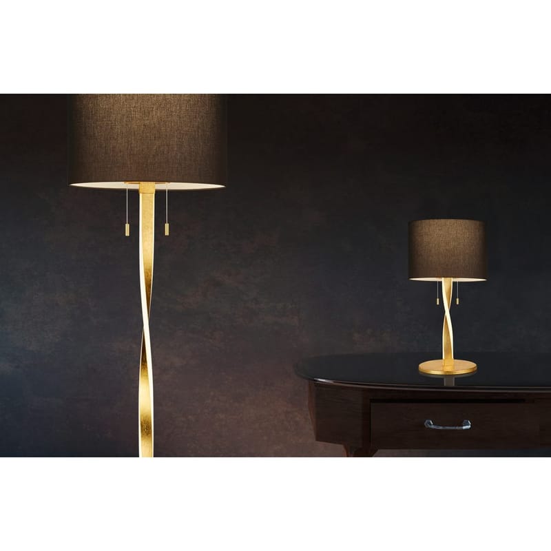 Bordslampa Nandor - Svart/guld - Belysning - Lampor & belysning inomhus - Sovrumslampa - Sänglampa - Sängbordslampa