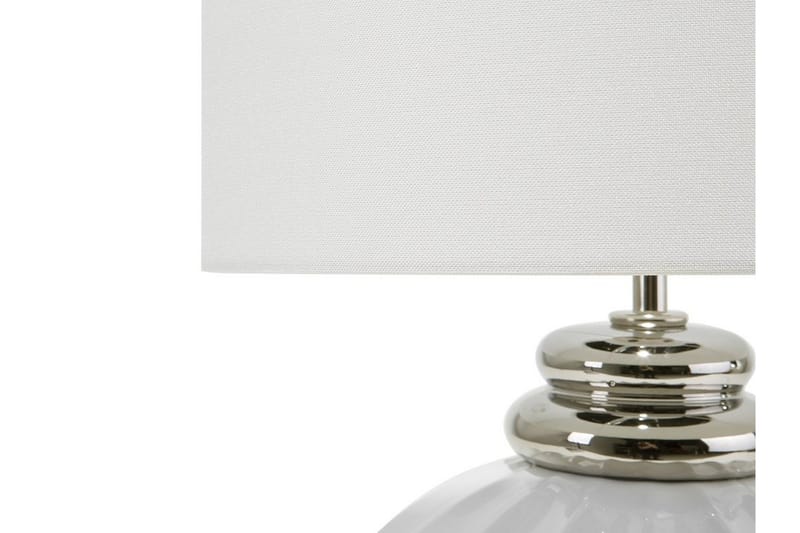 Bordslampa Neris 33 cm - Silver - Bordslampa - Fönsterlampa på fot - Hall lampa - Sängbordslampa - Fönsterlampa