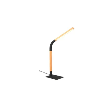 Bordslampa Norris - Mattsvart/trä - Belysning - Lampor & belysning inomhus - Sovrumslampa - Sänglampa - Sängbordslampa