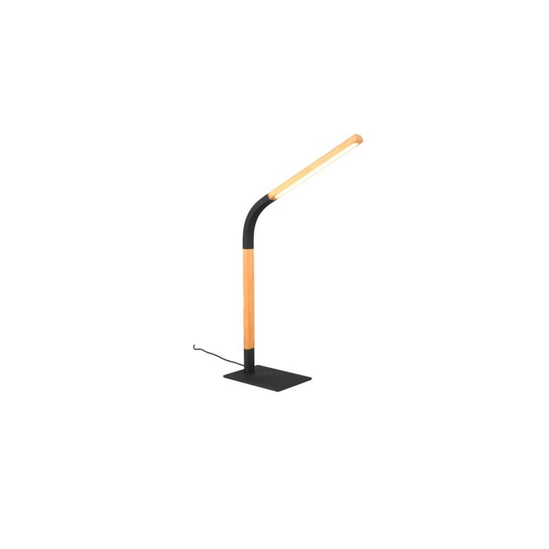 Bordslampa Norris - Mattsvart/trä - Belysning - Lampor & belysning inomhus - Sovrumslampa - Sänglampa - Sängbordslampa