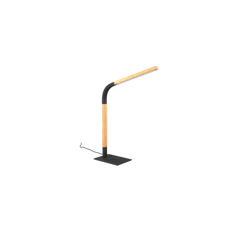 Bordslampa Norris - Mattsvart/trä - Belysning - Lampor & belysning inomhus - Sovrumslampa - Sänglampa - Sängbordslampa