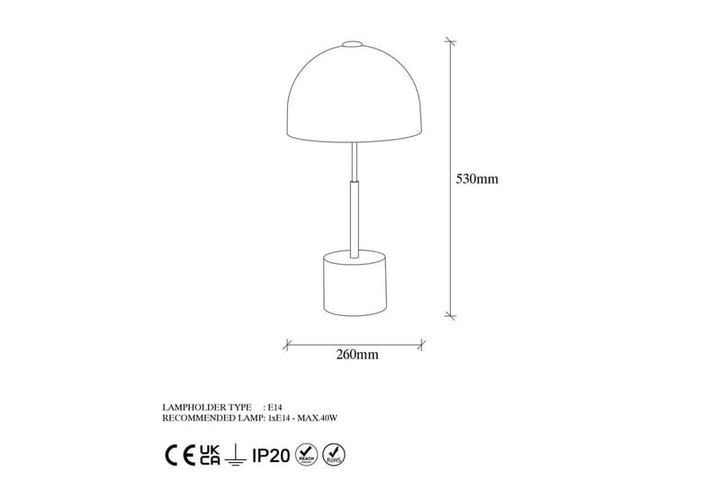 Bordslampa Orlennfield Kelorn Svart / Antik - Svart - Belysning - Lampor & belysning inomhus - Sovrumslampa - Sänglampa - Sängbordslampa