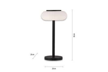 Bordslampa Q-Etienne - 20x38x20 cm - Belysning - Lampor & belysning inomhus - Sovrumslampa - Sänglampa - Sängbordslampa