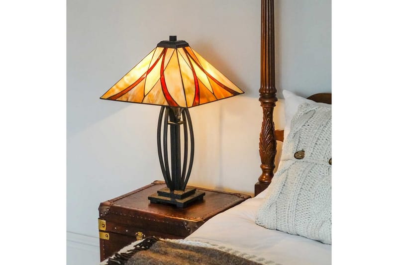 Bordslampa Quoizel Asheville - Belysning - Lampor & belysning inomhus - Sovrumslampa - Sänglampa - Sängbordslampa