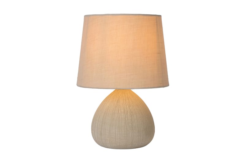 Bordslampa Ramzi 19 cmRund Benvit - Lucide - Fönsterlampa - Bordslampa - Fönsterlampa på fot - Sängbordslampa - Hall lampa