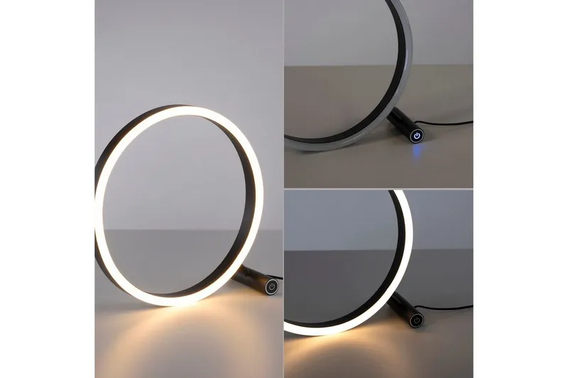 Bordslampa Ritus - 10x28,5x28,5 cm - Belysning - Lampor & belysning inomhus - Sovrumslampa - Sänglampa - Sängbordslampa