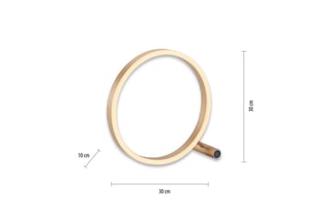 Bordslampa Ritus - 10x28x28,5 cm - Belysning - Lampor & belysning inomhus - Sovrumslampa - Sänglampa - Sängbordslampa