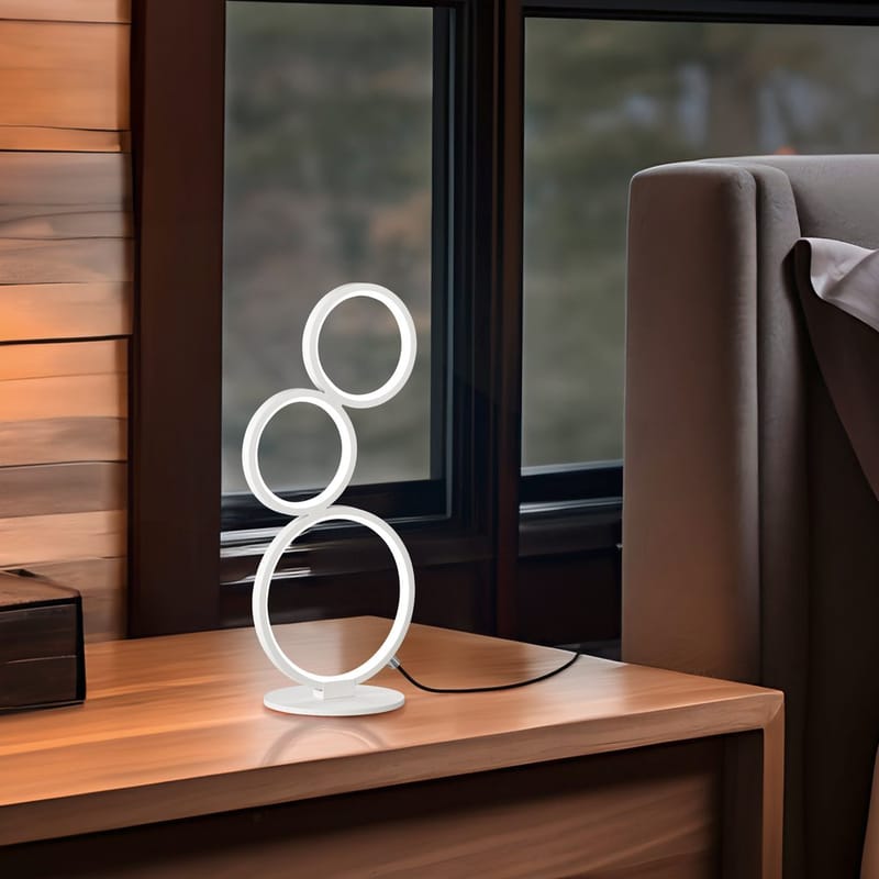 Bordslampa Rondo - Mattvit - Belysning - Lampor & belysning inomhus - Sovrumslampa - Sänglampa - Sängbordslampa