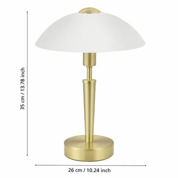 Bordslampa Solo med touch - Matt mässing - Belysning - Lampor & belysning inomhus - Sovrumslampa - Sänglampa - Sängbordslampa