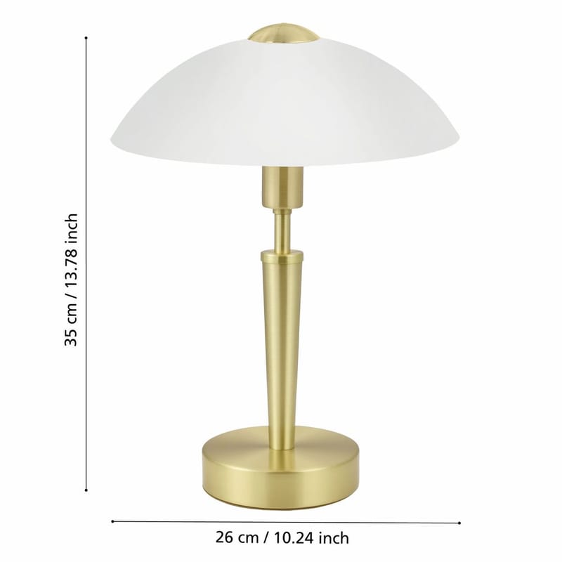 Bordslampa Solo med touch - Matt mässing - Belysning - Lampor & belysning inomhus - Sovrumslampa - Sänglampa - Sängbordslampa