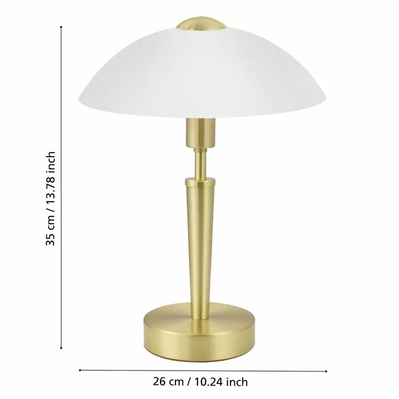 Bordslampa Solo med touch - Matt mässing - Belysning - Lampor & belysning inomhus - Sovrumslampa - Sänglampa - Sängbordslampa