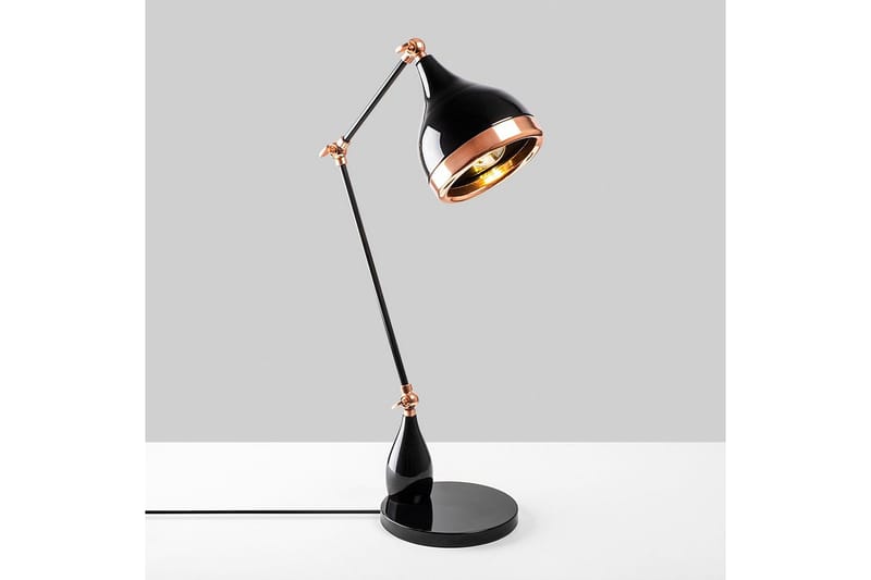 Bordslampa Sood Svart / Koppar - Brons/Svart - Belysning - Lampor & belysning inomhus - Sovrumslampa - Sänglampa - Sängbordslampa