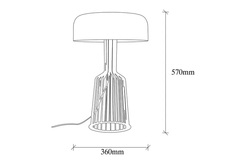 Bordslampa Sourab Ren Svart / Rany - Guld/Svart - Belysning - Lampor & belysning inomhus - Sovrumslampa - Sänglampa - Sängbordslampa