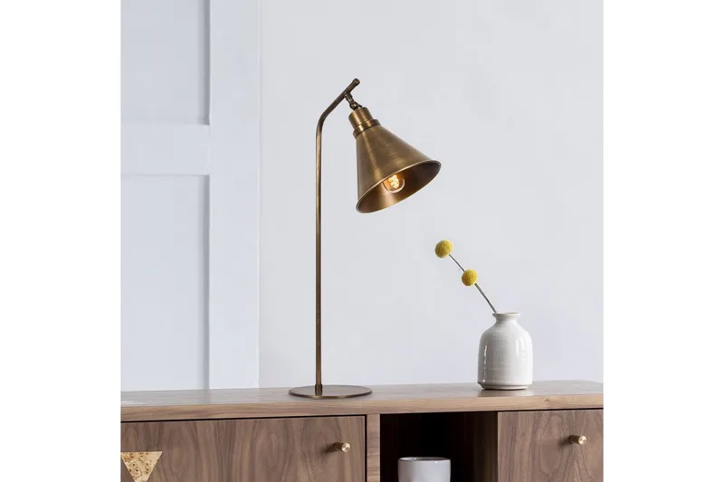 Bordslampa Sugana Flix Vintage - Koppar - Belysning - Lampor & belysning inomhus - Sovrumslampa - Sänglampa - Sängbordslampa