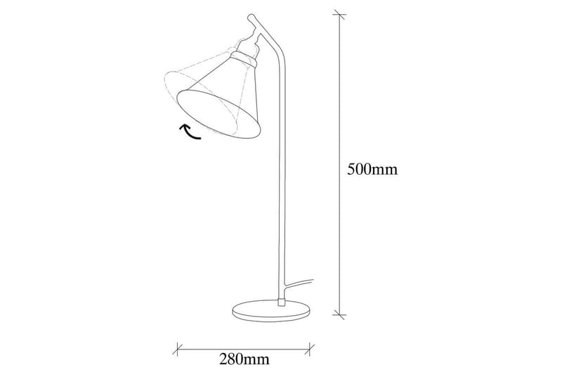 Bordslampa Sugana Flix Vintage - Koppar - Belysning - Lampor & belysning inomhus - Sovrumslampa - Sänglampa - Sängbordslampa