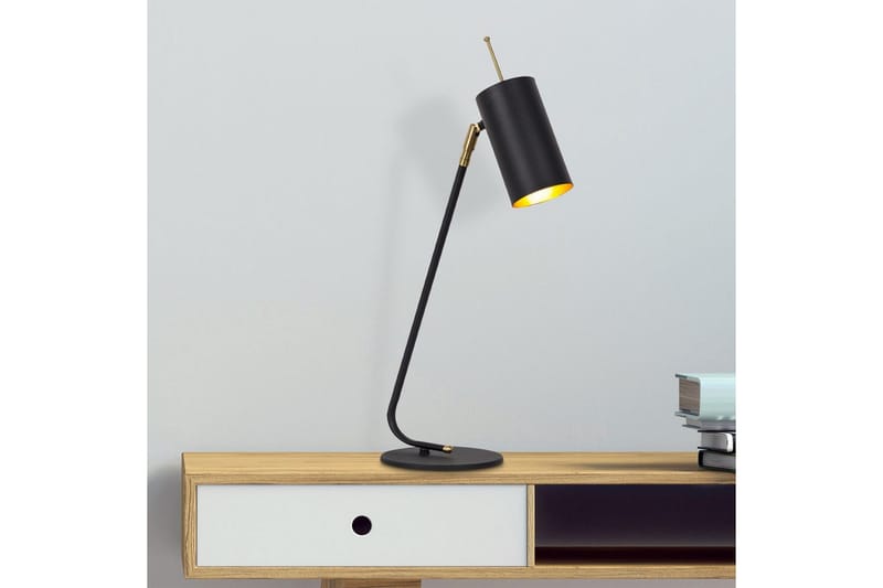 Bordslampa Sugana Glim Svart / Rany - Guld/Svart - Belysning - Lampor & belysning inomhus - Sovrumslampa - Sänglampa - Sängbordslampa