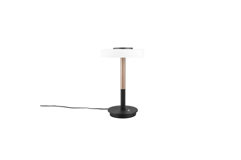 Bordslampa TRIO Celeste Mattsvart/vit/kaffebrun - Mattsvart/vit/kaffebrun - Belysning - Lampor & belysning inomhus - Sovrumslampa - Sänglampa - Sängbordslampa