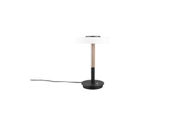 Bordslampa TRIO Celeste Mattsvart/vit/kaffebrun - Mattsvart/vit/kaffebrun - Belysning - Lampor & belysning inomhus - Sovrumslampa - Sänglampa - Sängbordslampa