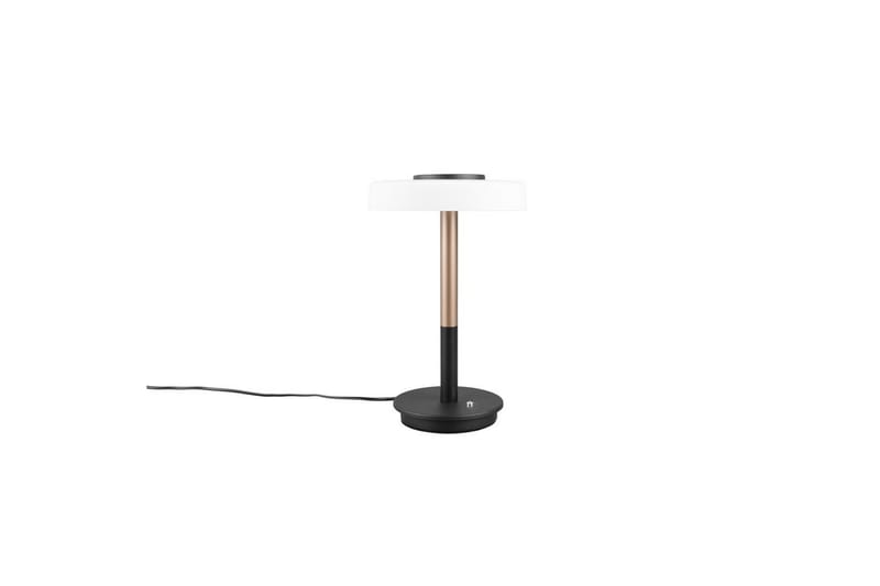 Bordslampa TRIO Celeste Mattsvart/vit/kaffebrun - Mattsvart/vit/kaffebrun - Belysning - Lampor & belysning inomhus - Sovrumslampa - Sänglampa - Sängbordslampa
