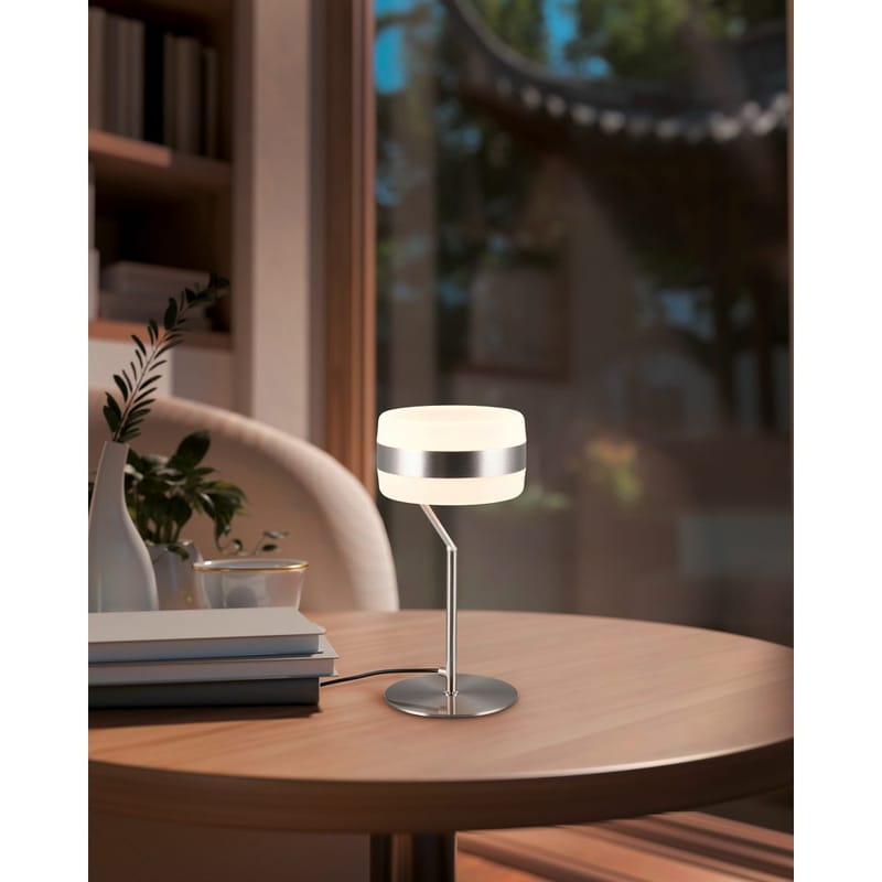 Bordslampa TRIO Dios - Borstad Stål - Belysning - Lampor & belysning inomhus - Sovrumslampa - Sänglampa - Sängbordslampa