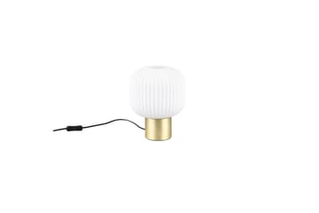 Bordslampa TRIO Diva Mattmässing/vit - Mattmässing/vit - Belysning - Lampor & belysning inomhus - Sovrumslampa - Sänglampa - Sängbordslampa