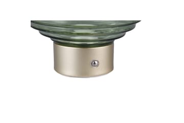 Bordslampa TRIO Earl Mattmässing/grön - Mattmässing/grön - Belysning - Lampor & belysning inomhus - Sovrumslampa - Sänglampa - Sängbordslampa