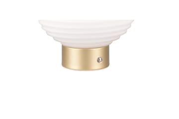 Bordslampa TRIO Earl Mattmässing/vit - Mattmässing/vit - Belysning - Lampor & belysning inomhus - Sovrumslampa - Sänglampa - Sängbordslampa