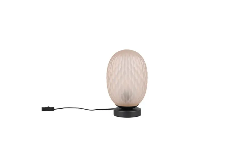 Bordslampa TRIO Facette Mattsvart/bärnsten - Mattsvart/bärnsten - Belysning - Lampor & belysning inomhus - Sovrumslampa - Sänglampa - Sängbordslampa