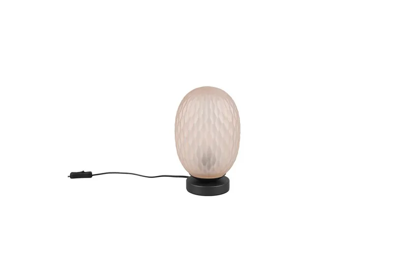 Bordslampa TRIO Facette Mattsvart/bärnsten - Mattsvart/bärnsten - Belysning - Lampor & belysning inomhus - Sovrumslampa - Sänglampa - Sängbordslampa