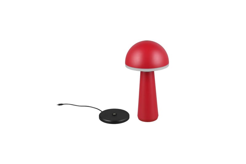 Bordslampa TRIO Fungo Röd - Röd - Belysning - Lampor & belysning inomhus - Sovrumslampa - Sänglampa - Sängbordslampa