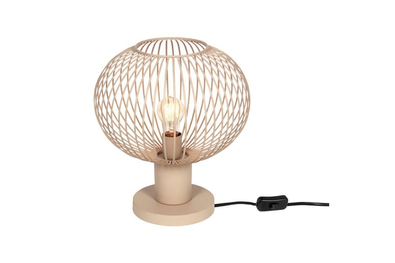 Bordslampa TRIO Gila 33 cm, Sand - 33 cm, Sand - Belysning - Lampor & belysning inomhus - Sovrumslampa - Sänglampa - Sängbordslampa