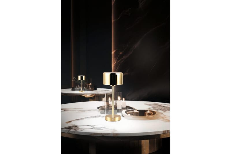 Bordslampa TRIO Jeff Polerad mässing - Polerad mässing - Belysning - Lampor & belysning inomhus - Sovrumslampa - Sänglampa - Sängbordslampa