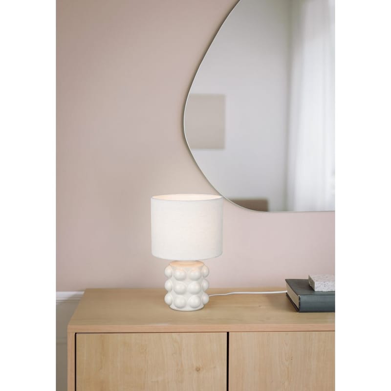 Bordslampa TRIO Kate - 30 cm, Vit - Belysning - Lampor & belysning inomhus - Sovrumslampa - Sänglampa - Sängbordslampa