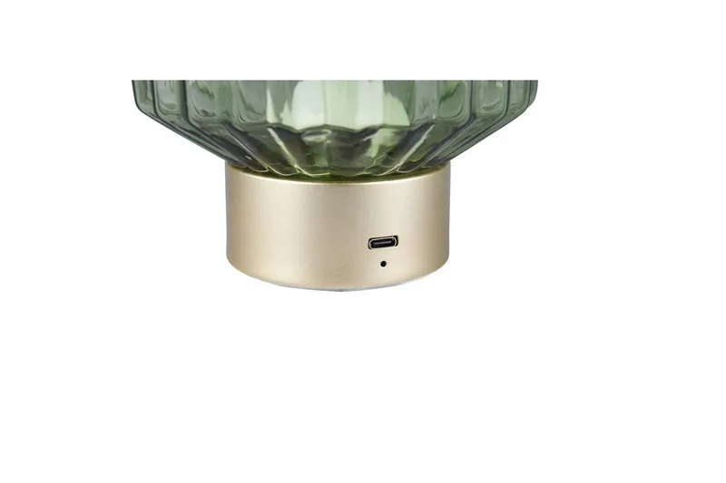 Bordslampa TRIO Lord Mattmässing/grön - Mattmässing/grön - Belysning - Lampor & belysning inomhus - Sovrumslampa - Sänglampa - Sängbordslampa