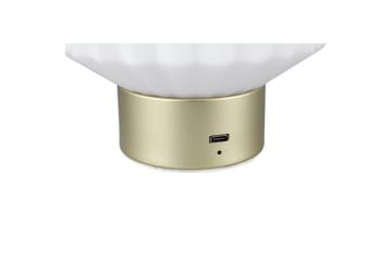 Bordslampa TRIO Lord Mattmässing/vit - Mattmässing/vit - Belysning - Lampor & belysning inomhus - Sovrumslampa - Sänglampa - Sängbordslampa