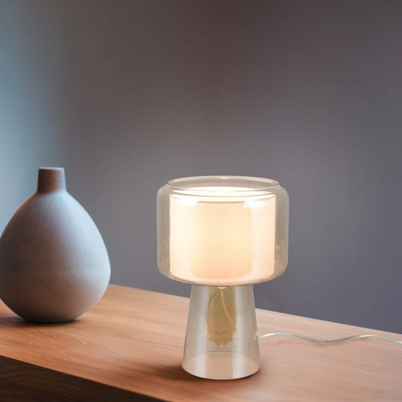 Bordslampa TRIO Rocka - Bärnsten - Belysning - Lampor & belysning inomhus - Sovrumslampa - Sänglampa - Sängbordslampa