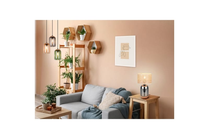 Bordslampa TRIO Tara 43 cm - 43 cm - Belysning - Lampor & belysning inomhus - Sovrumslampa - Sänglampa - Sängbordslampa