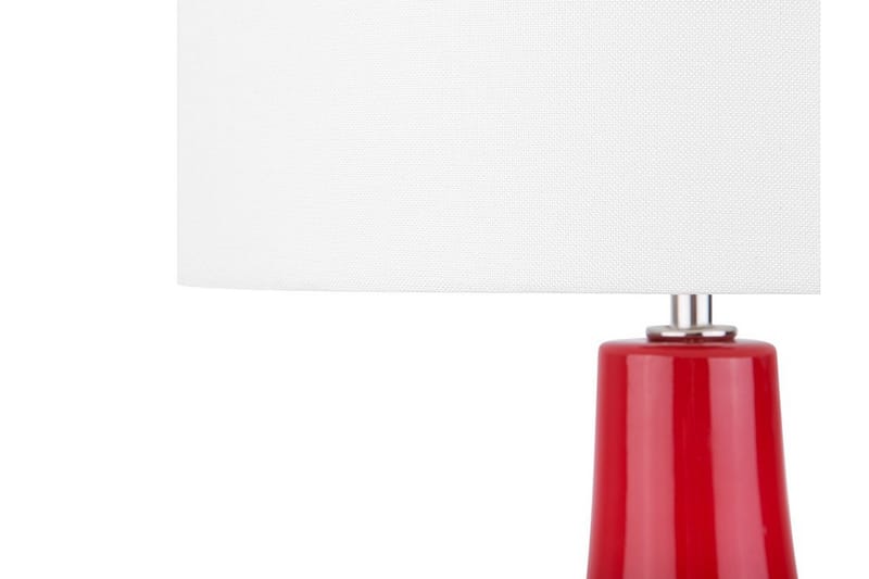 Bordslampa Triversa 32 cm - Röd - Bordslampa - Fönsterlampa på fot - Hall lampa - Sängbordslampa - Fönsterlampa