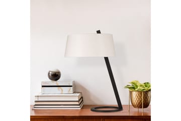 Bordslampa Ulira Vit / Svart - Vit / Svart - Belysning - Lampor & belysning inomhus - Sovrumslampa - Sänglampa - Sängbordslampa