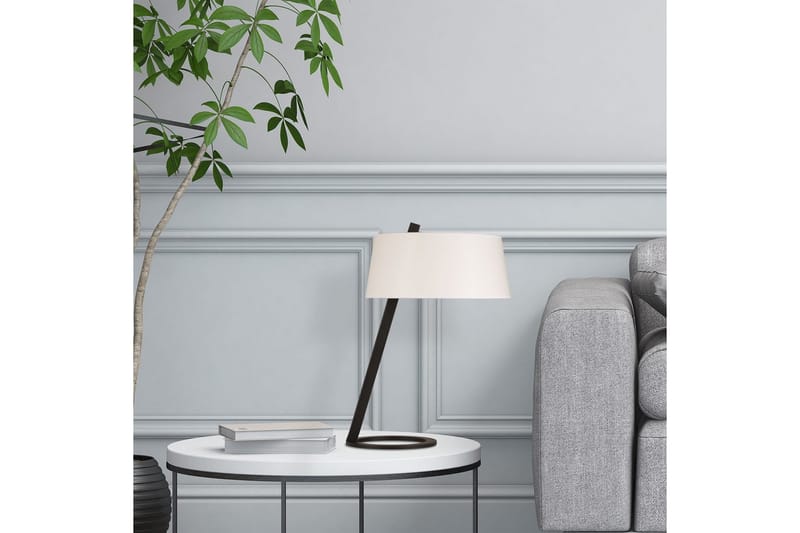 Bordslampa Ulira Vit / Svart - Vit / Svart - Belysning - Lampor & belysning inomhus - Sovrumslampa - Sänglampa - Sängbordslampa